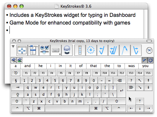 KeyStrokes