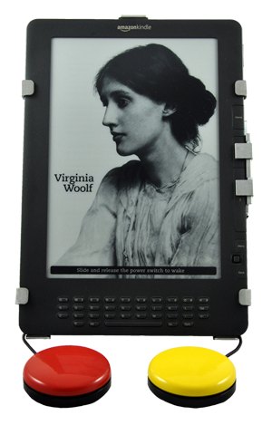 Front View of PageBot for Kindle DX
