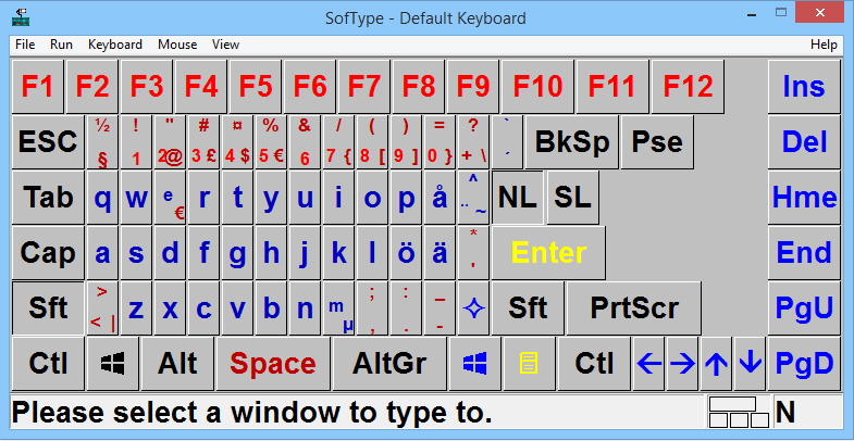 swedish virtual keyboard